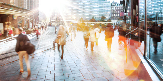 People walking on the street